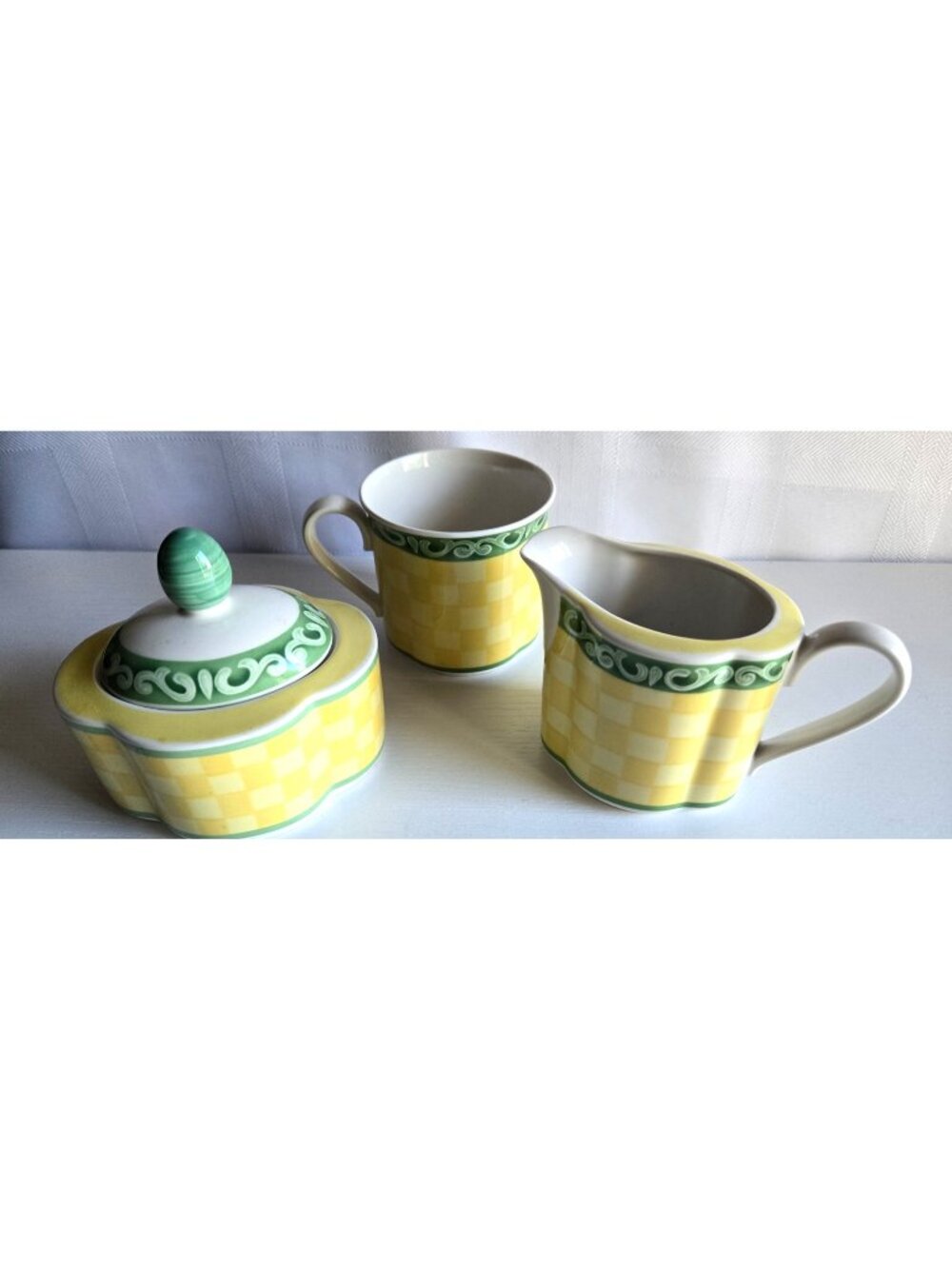 Villeroy & Boch Acacia Switch Summerhouse Sugar Bowl Lid Creamer Breakfast Cup